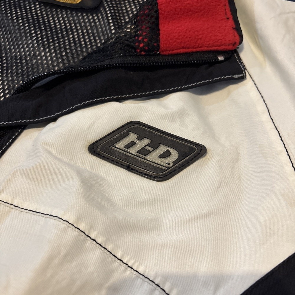 Harley Davidson Nylon Heavy Windbreaker Jacket Womens M Very Good Condition - Picture 5 of 16
